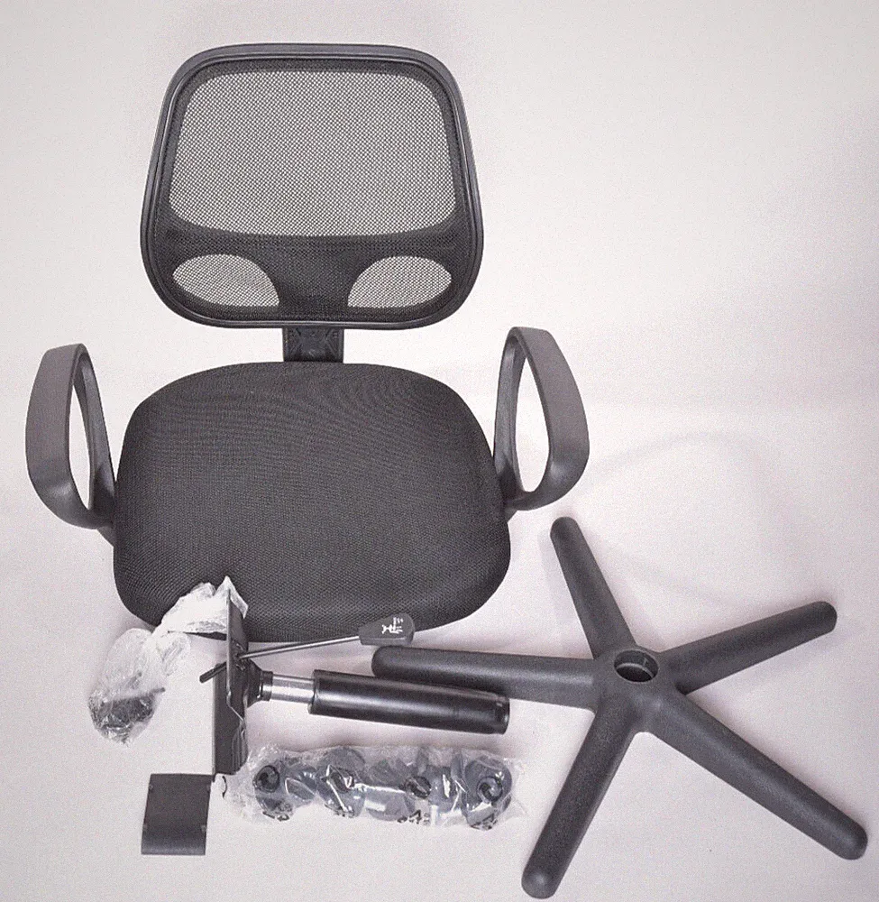 1home Stuhl Bürostuhl Gaming Chefsessel Drehstuhl schwarz Ergonomisch OC03