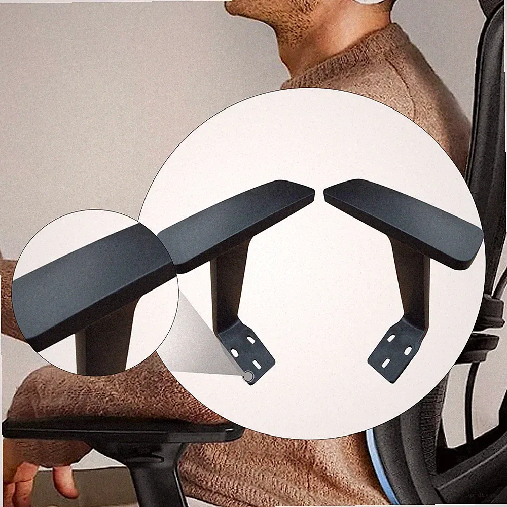 2 Teiliges Möbelset: Bürostuhl Armlehnen, Ergonomisch, Tragbar, Schlank