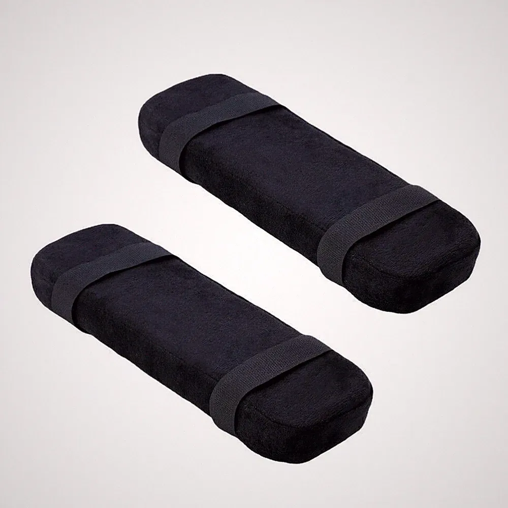 2Stk Ergonomische Armlehnenpolster Bequemes Ellbogenkissen für Gaming-Bürostühle