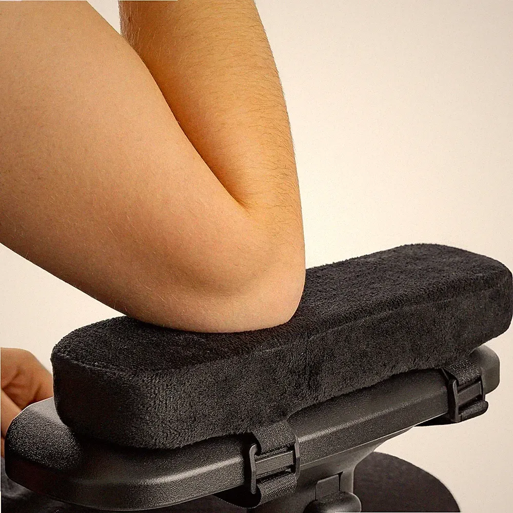 2x Armlehnenpolster Schaumstoff Bürostuhl Armlehnen Ellenbogenkissen ergonomisch