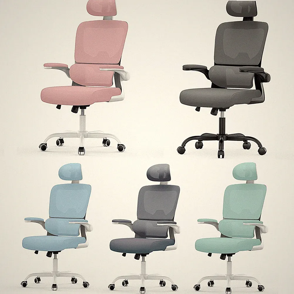 A Bürostuhl Chefsessel Arbeitsstuhl Ergonomischer Stuhl Mit Kopfstütz Max 136 KG