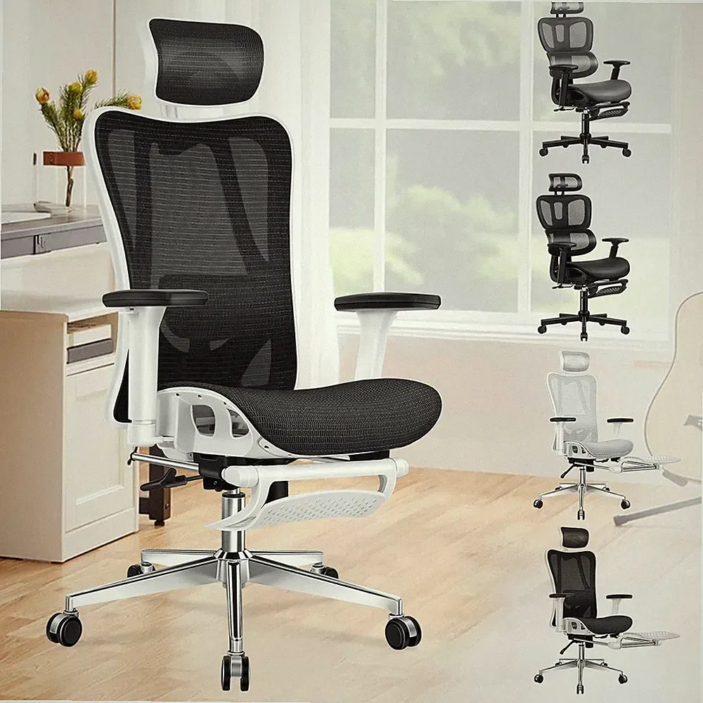 ALFORDSON Bürostuhl Ergonomischer Schreibtischstuhl Netzstuhl bis 180 kg