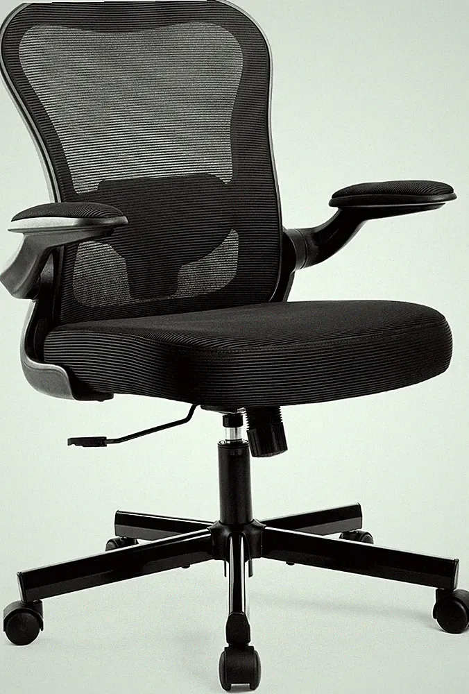 Alphahome Ergonomischer Bürostuhl Netzgewebe Lendenstütze Höhenverstellbar Arm