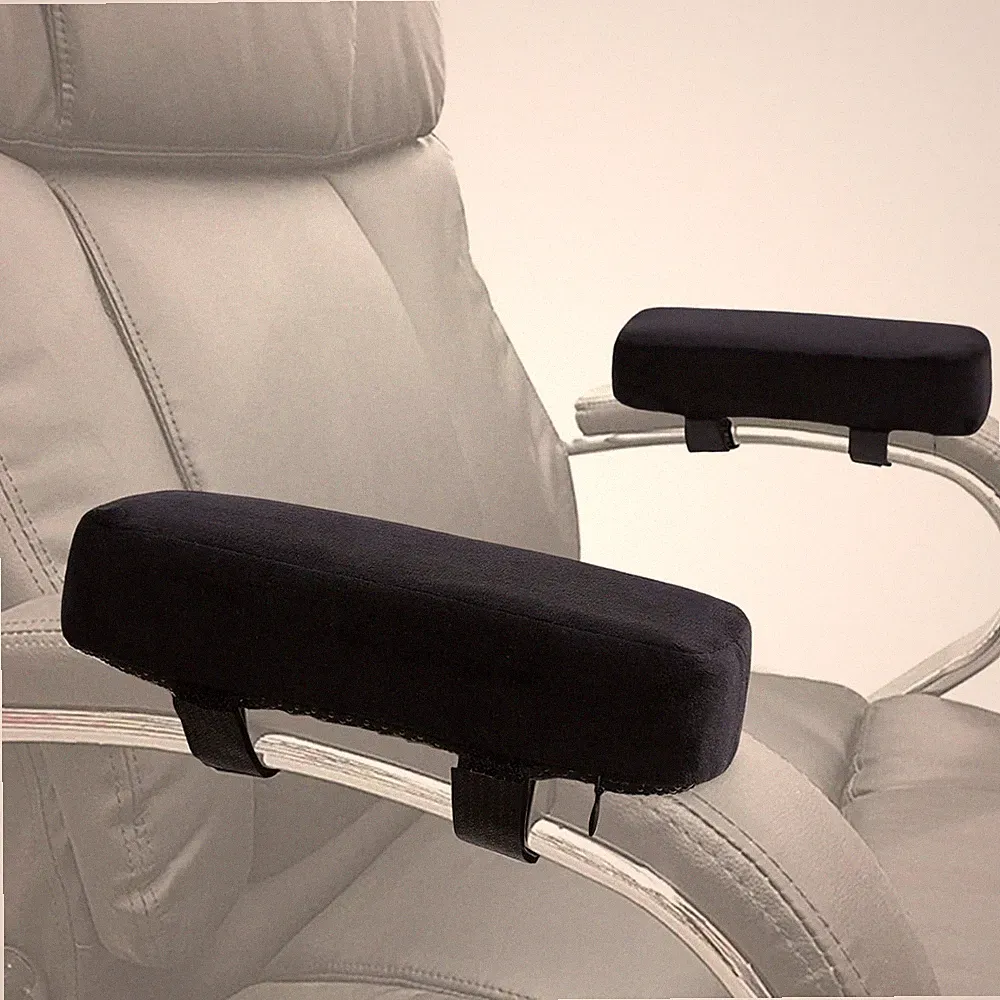 Armlehnen Polster Set 2-teilig Ergonomisch für Bürostuhl 23x8,5 cm Farbe