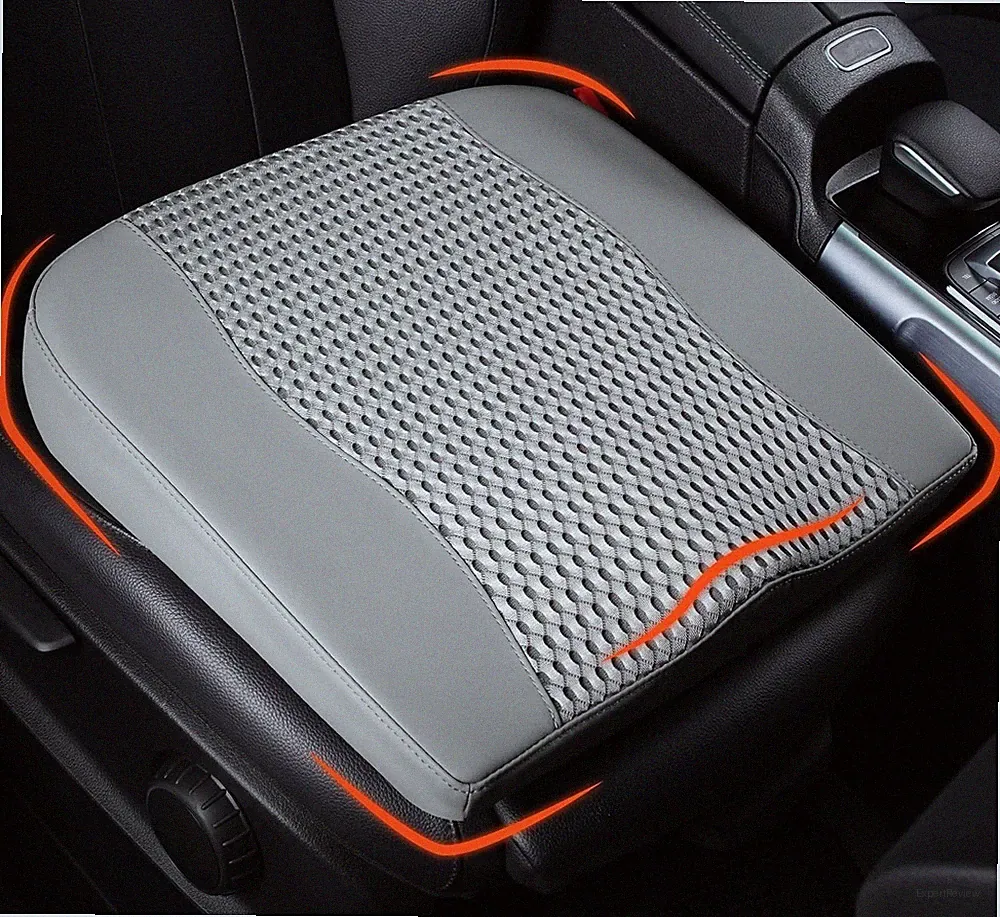 Autositzkissen Memory Foam 45x43cm ergonomisch Druckentlastung Sitzpolster