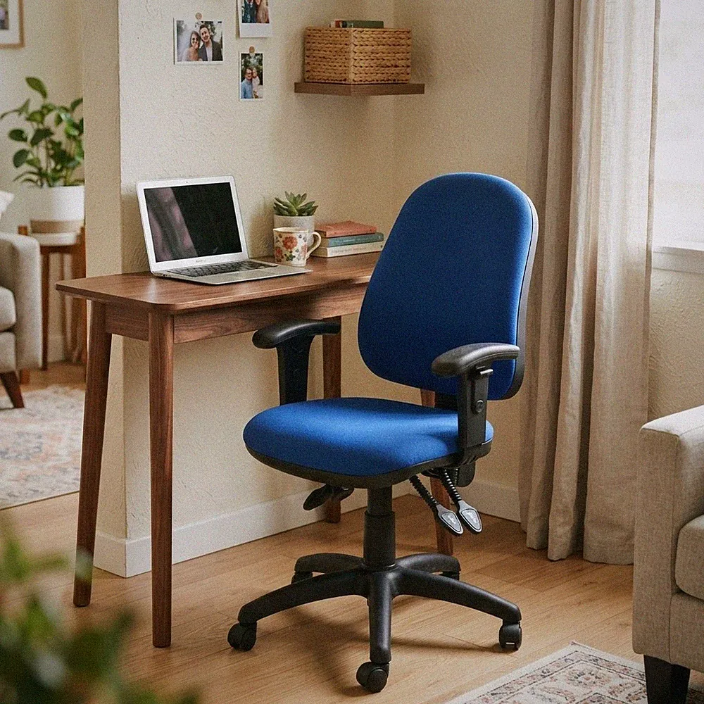 Bequemer Home Office Stuhl mit Rollen - ergonomisches Design & 115 kg Tragkraft