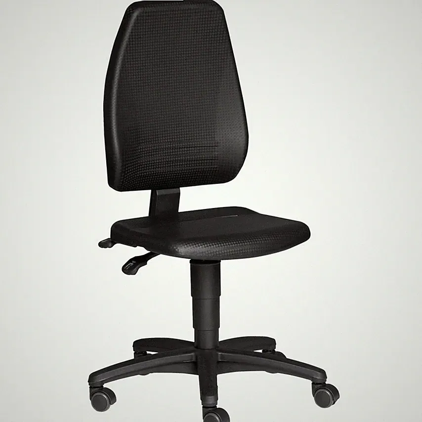 Bimos Ergo Support 2 Arbeitsplatz Integralschaum Schwarz Bürostuhl mit Rollen Neu