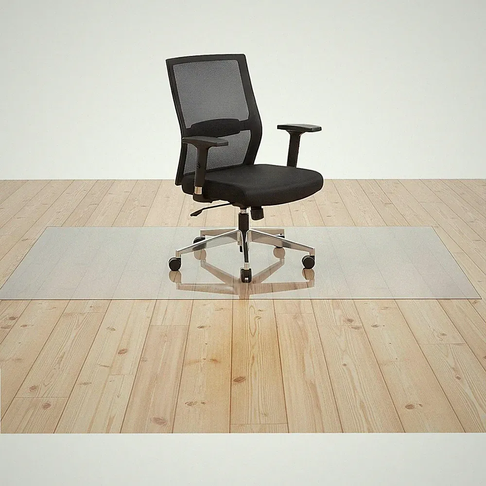 Bodenschutzmatte Bürostuhl Hartboden PVC Transparent 60x120 cm