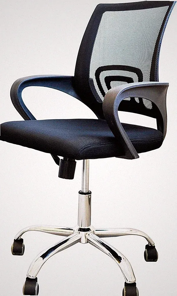Brasq OC10 Ergonomischer Bürostuhl Schreib- und Computertischstuhl Schwarz hochw