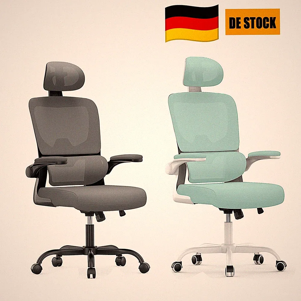 Bürostuhl 130kg Ergonomisch Schreibtischstuhl Massage Chefsessel Computerstuhl