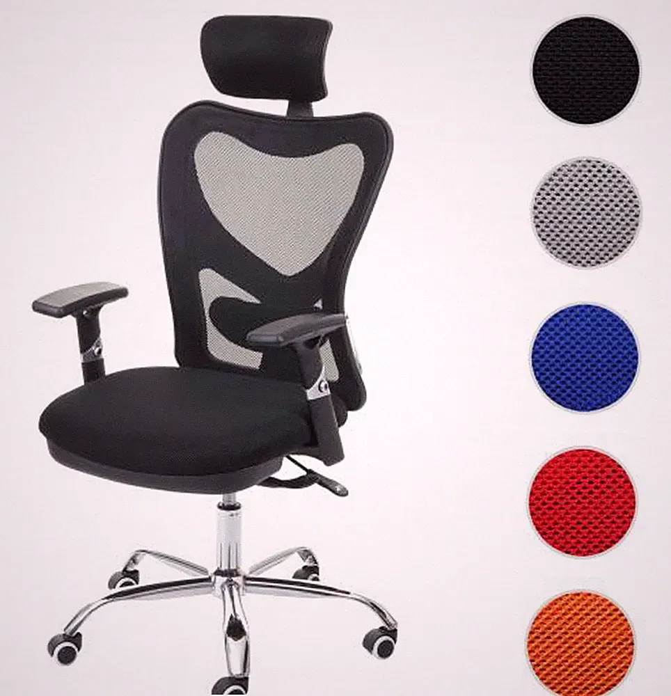Bürostuhl 150 kg Drehstuhl Schreibtischstuhl Sliding-Funk Textil F13 | 5 Farben