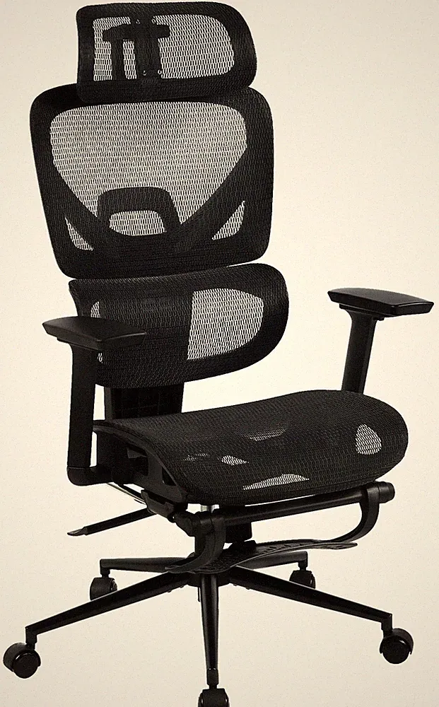 Bürostuhl Beresford Schreibtischstuhl Fußablage Lordosenstütze ergonomisch