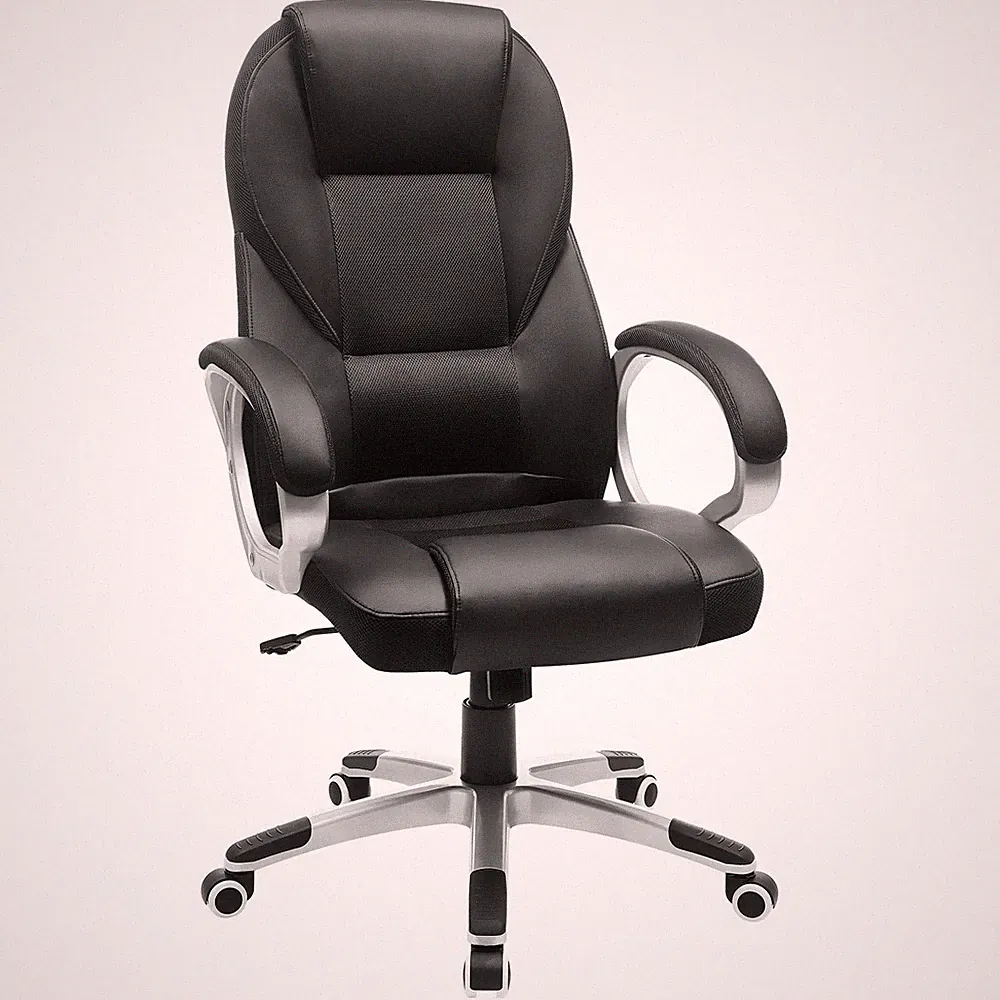 Bürostuhl Chefsessel Drehstuhl Ergonomisch Polsterung Sitzhöhenverstellung 360°