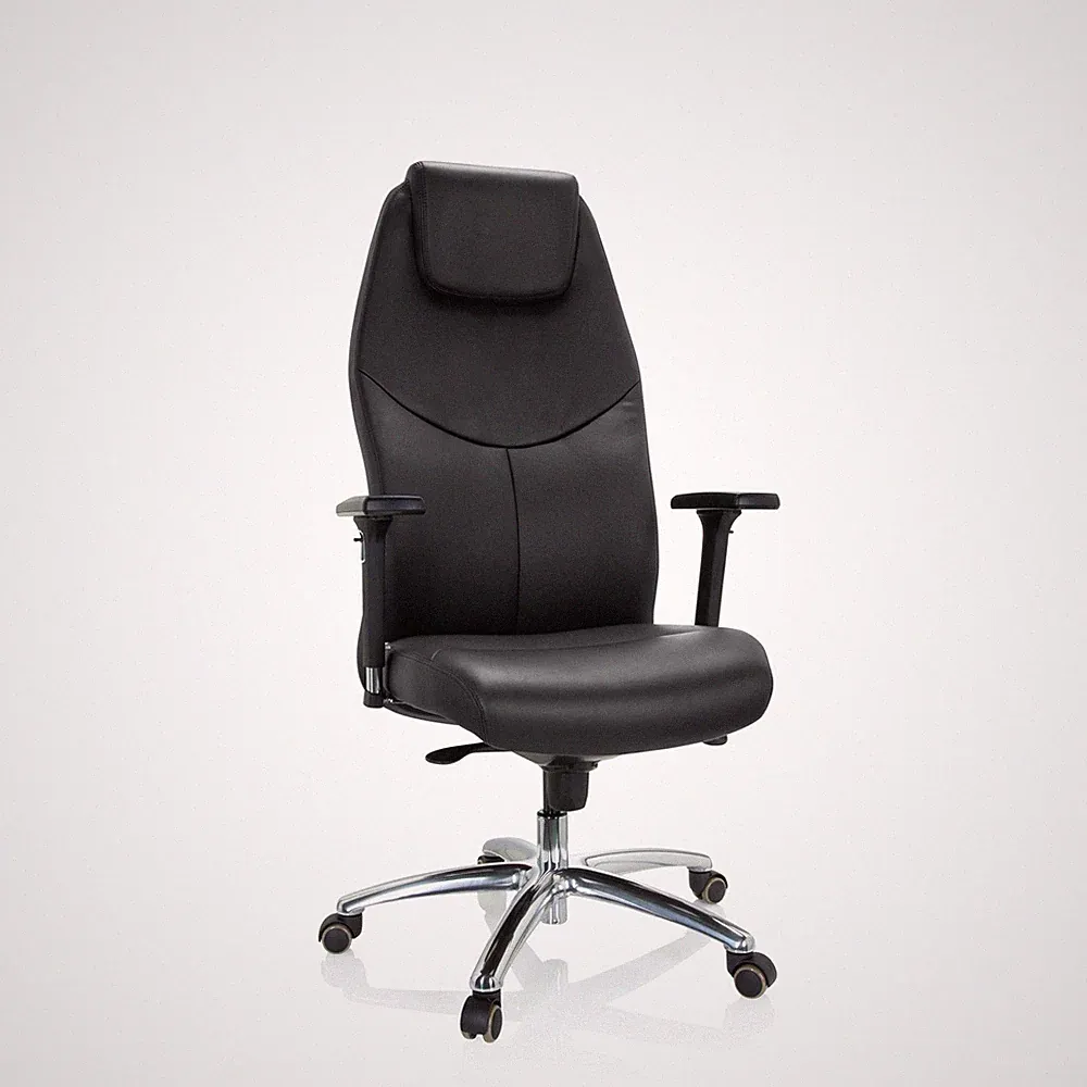 Bürostuhl Chefsessel Leder hohe Rückenlehne Computerstuhl ergonomisch hjh OFFICE