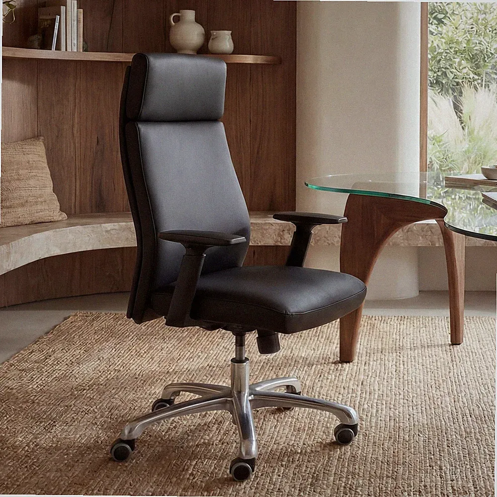 bürostuhl ergonomisch echtes leder