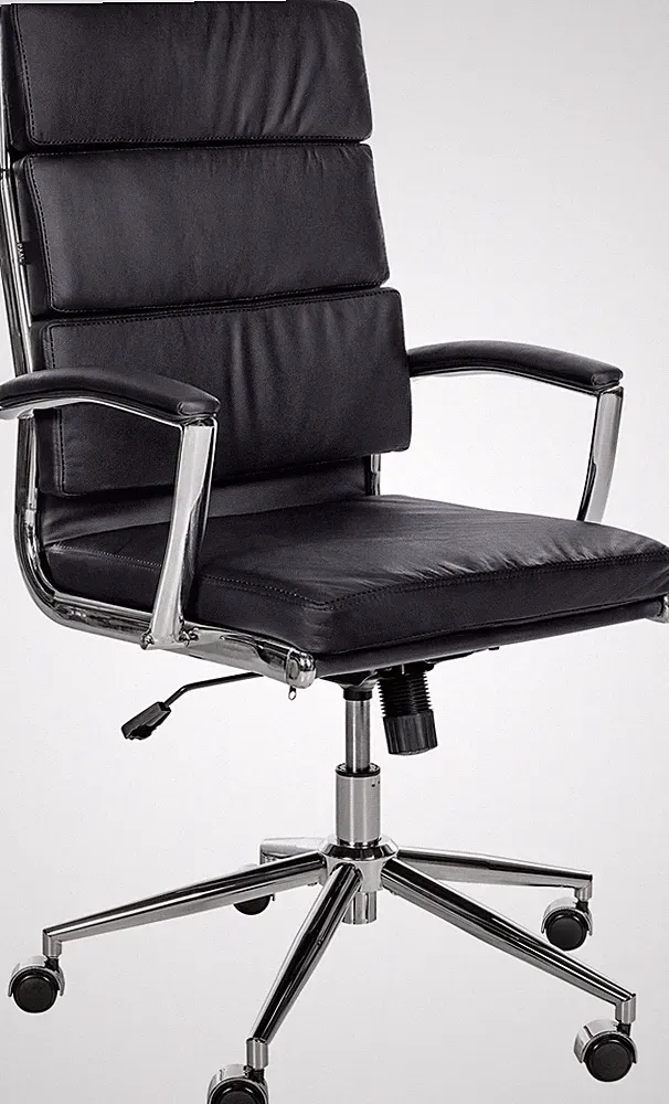 Bürostuhl Cleveland Büro Chefsessel Chromgestell Ergonomisch Höhenverstellbar