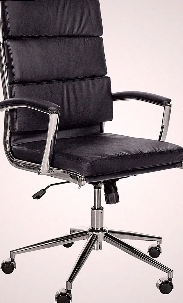 Bürostuhl Cleveland Ergonomisch Höhenverstellbar Chefsessel Chromgestell Lehne
