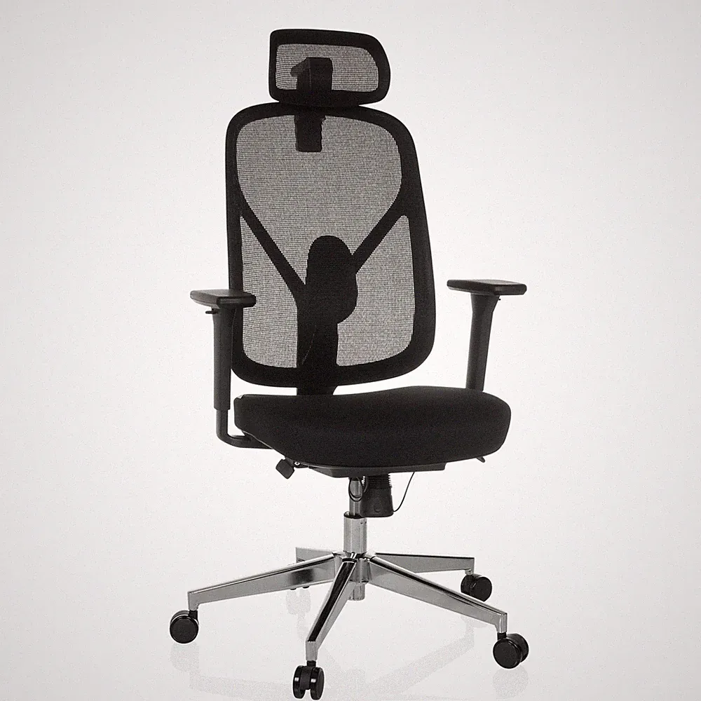 Bürostuhl Drehstuhl ergonomisch Mesh Lehne und Sitztiefe verstellbar hjh OFFICE