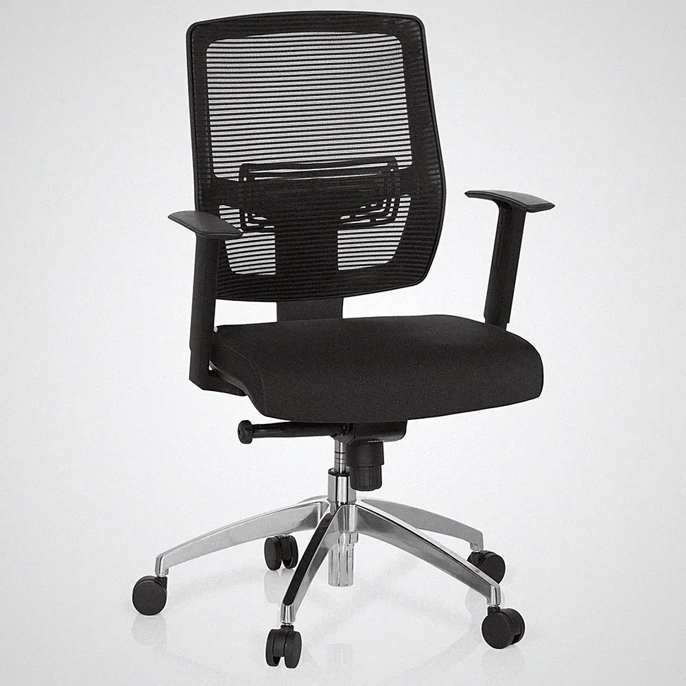 Bürostuhl Drehstuhl ergonomisch NET 90 Mesh Rücken Stoff Sitz hjh OFFICE
