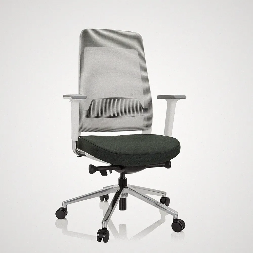 Bürostuhl Drehstuhl ergonomisch Netz Rücken Stoff Sitz gepolstert hjh OFFICE