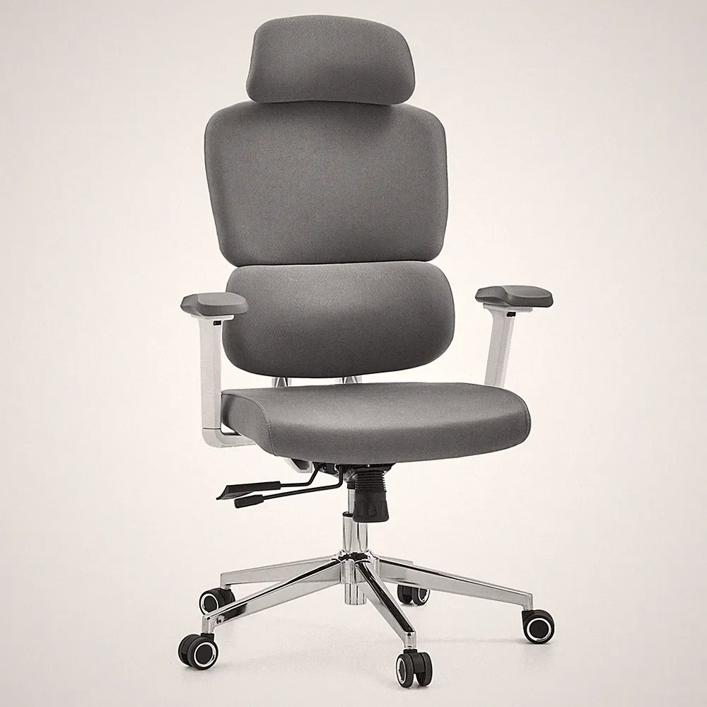 Bürostuhl Drehstuhl ergonomisch Schreibtischstuhl Büro gepolstert mit Kopfstütze