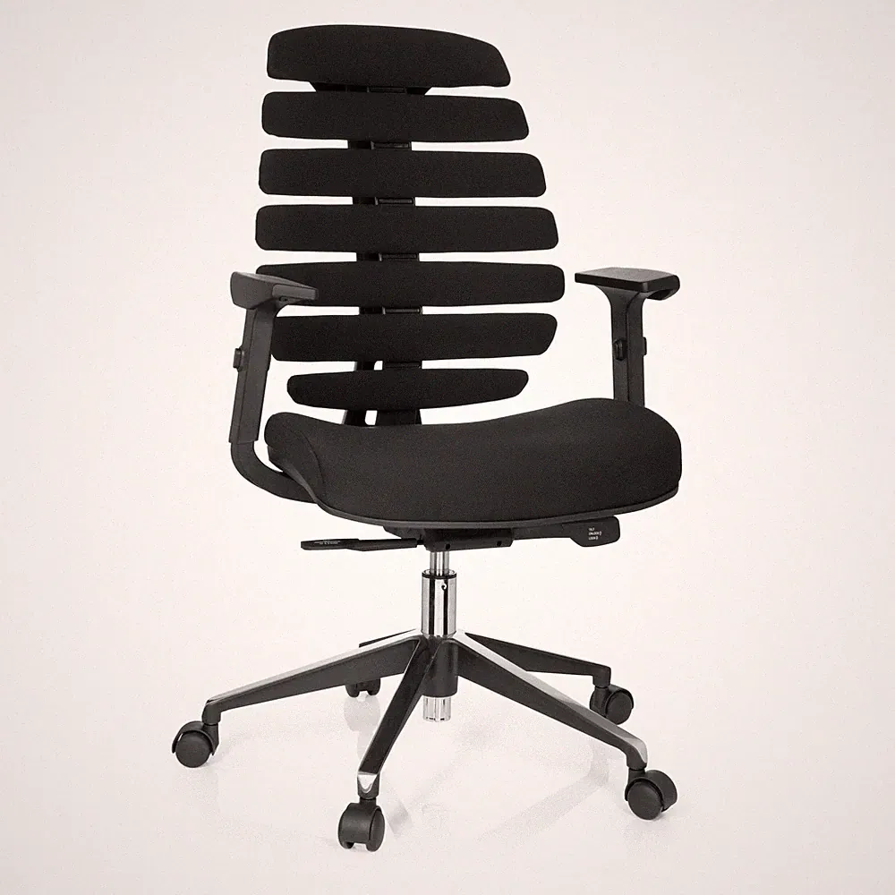Bürostuhl Drehstuhl ergonomisch Schreibtischstuhl Chefsessel Stoff ERGO LINE II