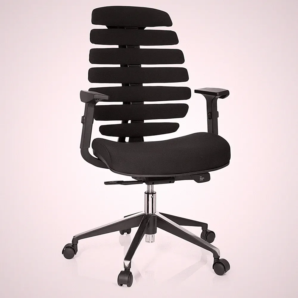 Bürostuhl Drehstuhl ergonomisch Schreibtischstuhl Chefsessel Stoff ERGO LINE II