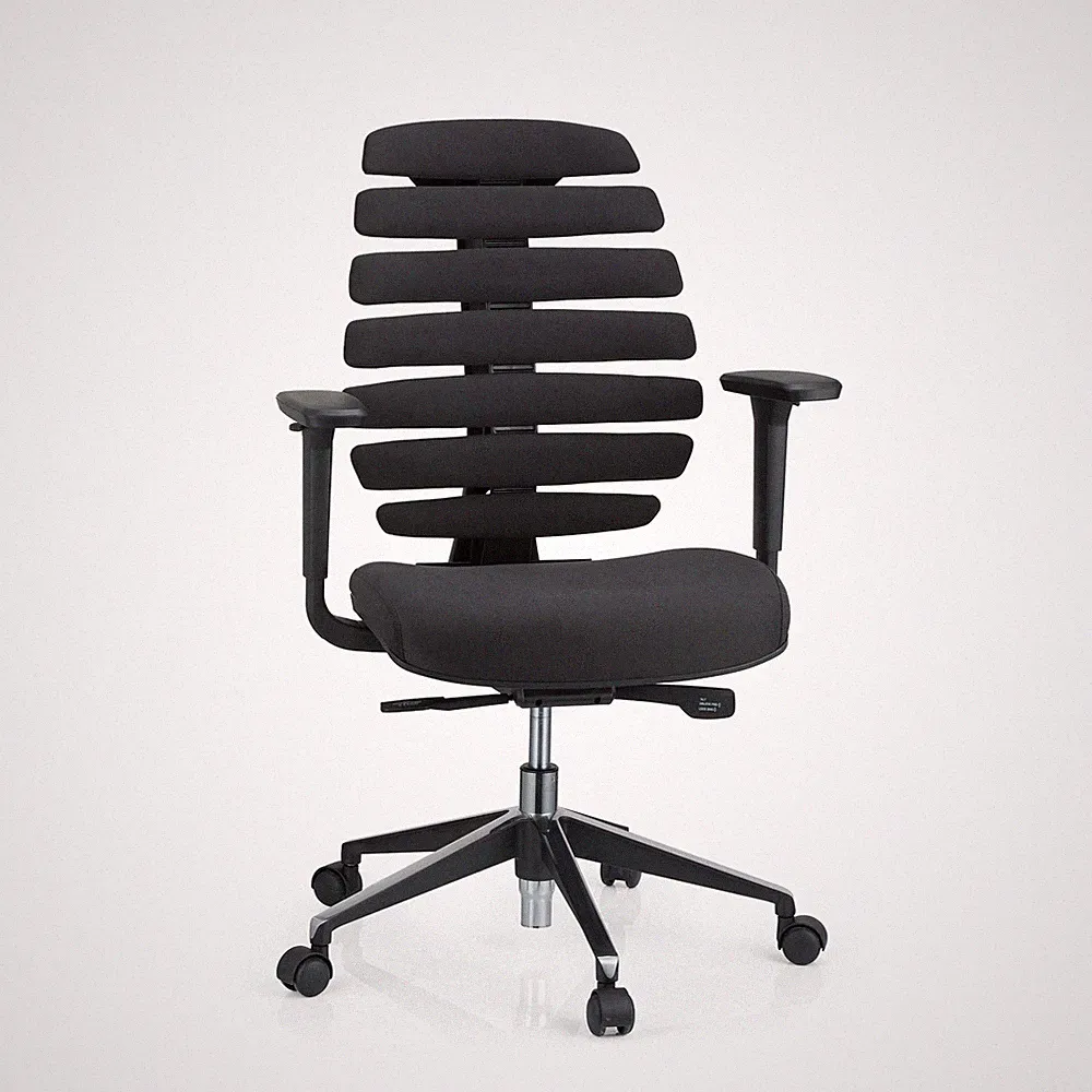 Bürostuhl Drehstuhl ergonomisch Schreibtischstuhl Chefsessel Stoff ERGO LINE II