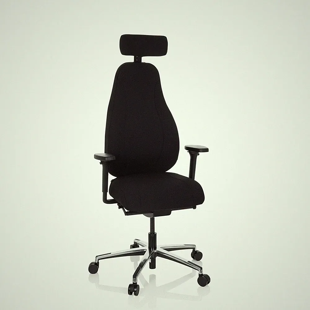 Bürostuhl Drehstuhl Schreibtischstuhl ergonomisch Kopfstütze RESISTIO hjh OFFICE