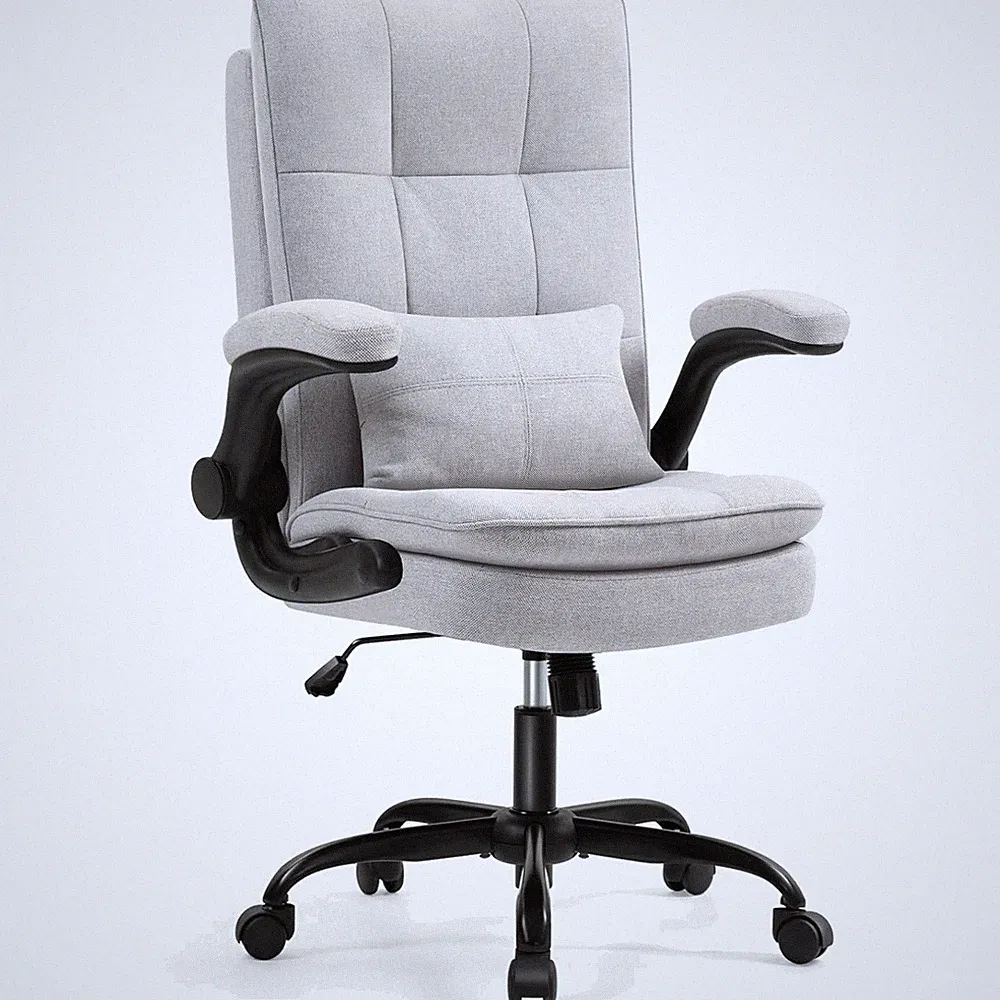 Bürostuhl ergonomisch 150kg Wippfunktion Höhenverstellbar Stoff