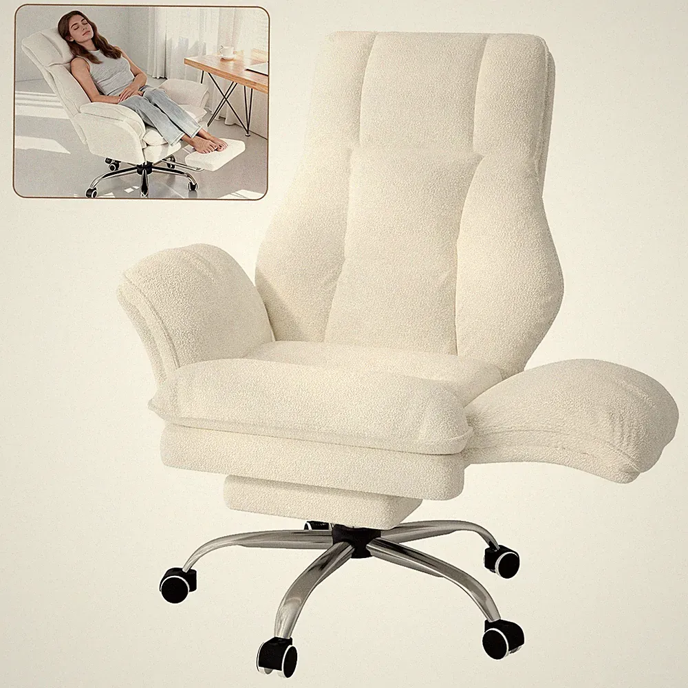Bürostuhl Ergonomisch Chefsessel Gaming Stuhl Drehstuhl Hohe Rückenlehne 180KG