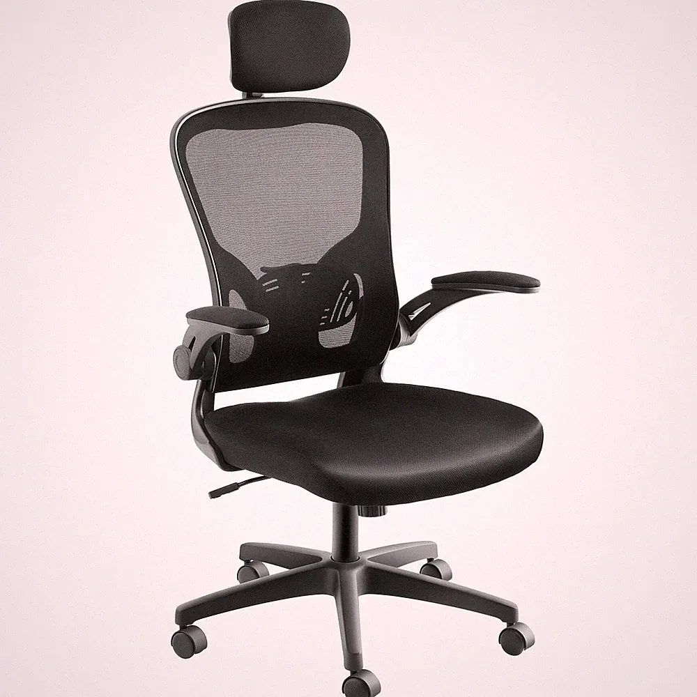 Bürostuhl Ergonomisch Chefsessel Kopfstütze Drehstuhl Schreibtischstuhl PC Stuhl