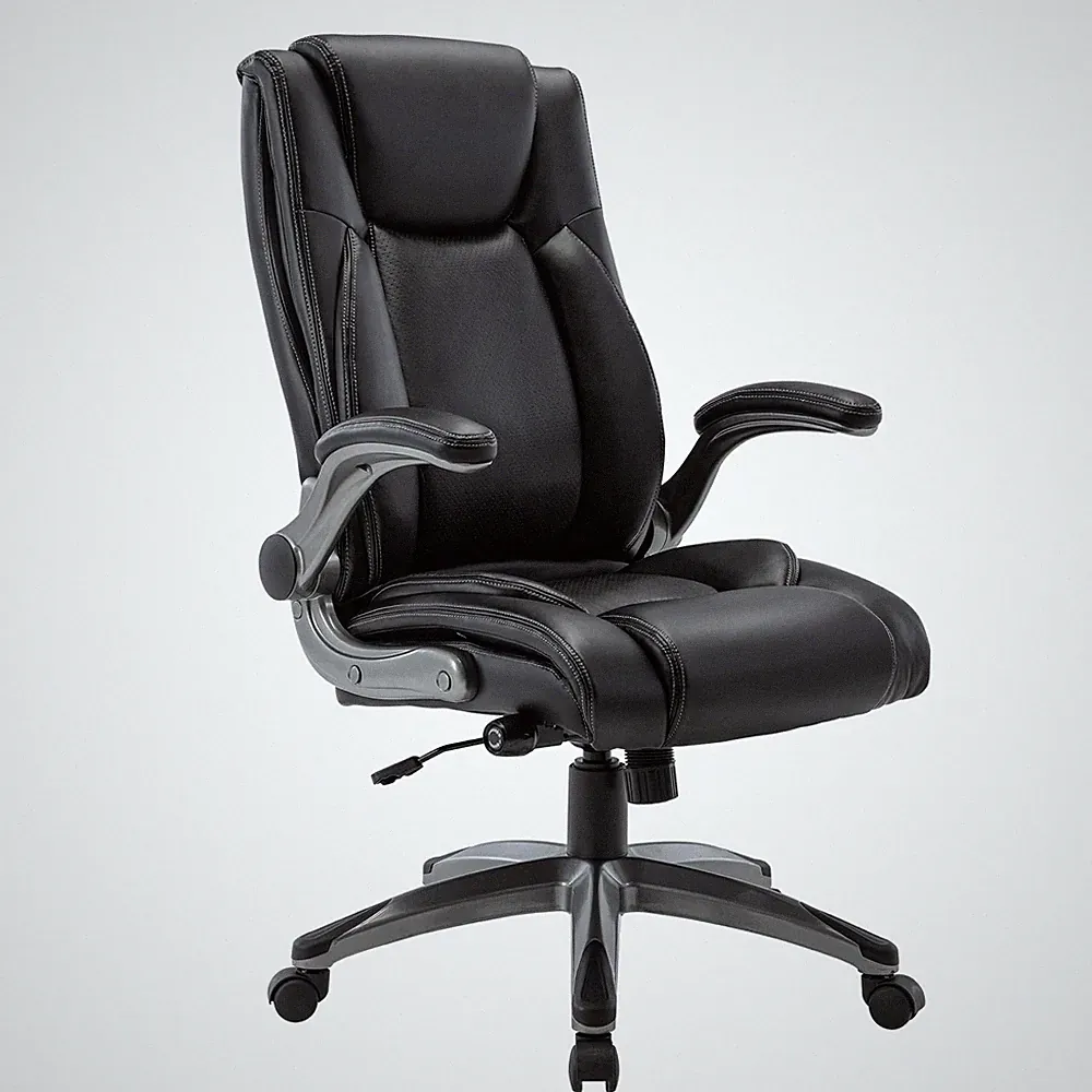 Bürostuhl Ergonomisch, Chefsessel mit Hoher Rückenlehne, Ergonomischer 360° D...