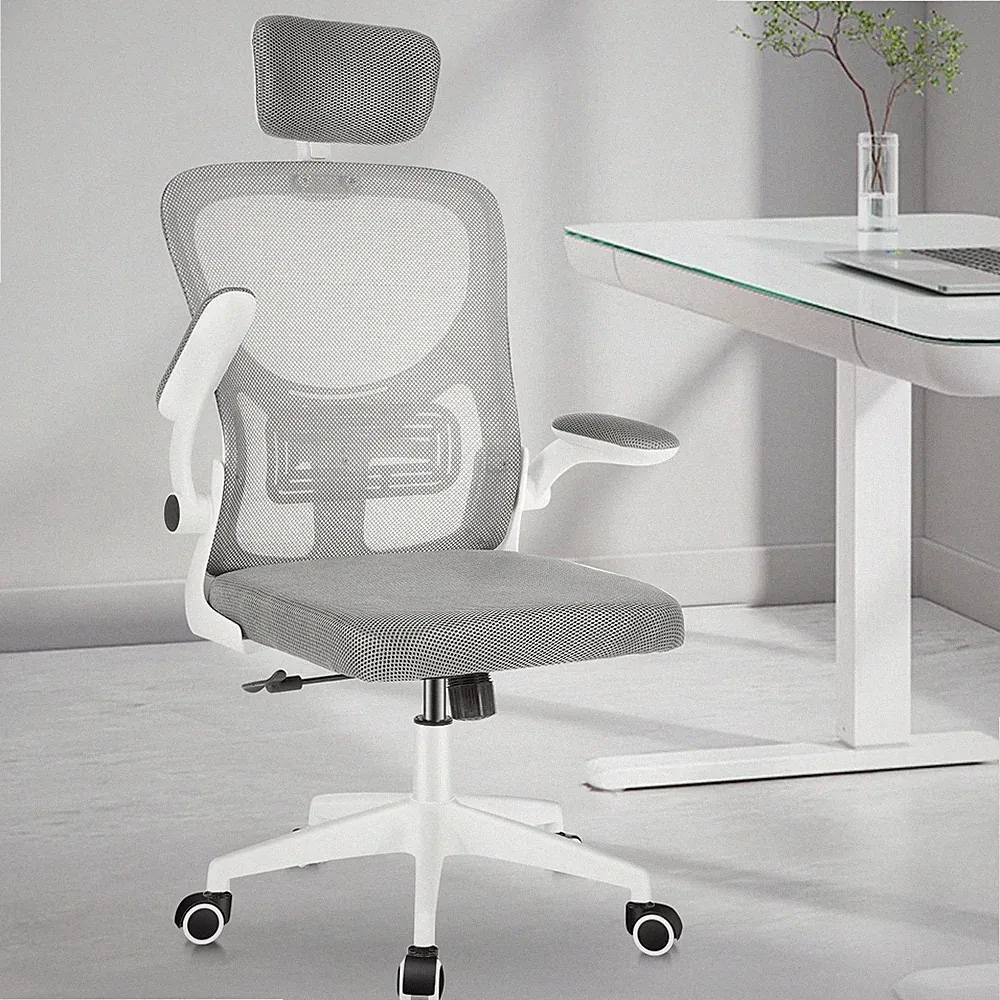 Bürostuhl Ergonomisch Drehstuhl Chefsessel 150kg/330LB Schreibtischstuhl Netz