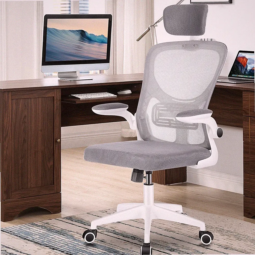 Bürostuhl Ergonomisch Drehstuhl Chefsessel 150kg/330LB Schreibtischstuhl Netz DE