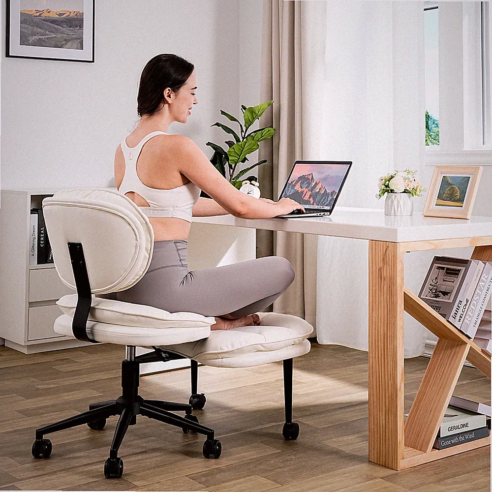 Bürostuhl ergonomisch Drehstuhl Chefsessel 180kg Schreibtischstuhl mit Fußstütze