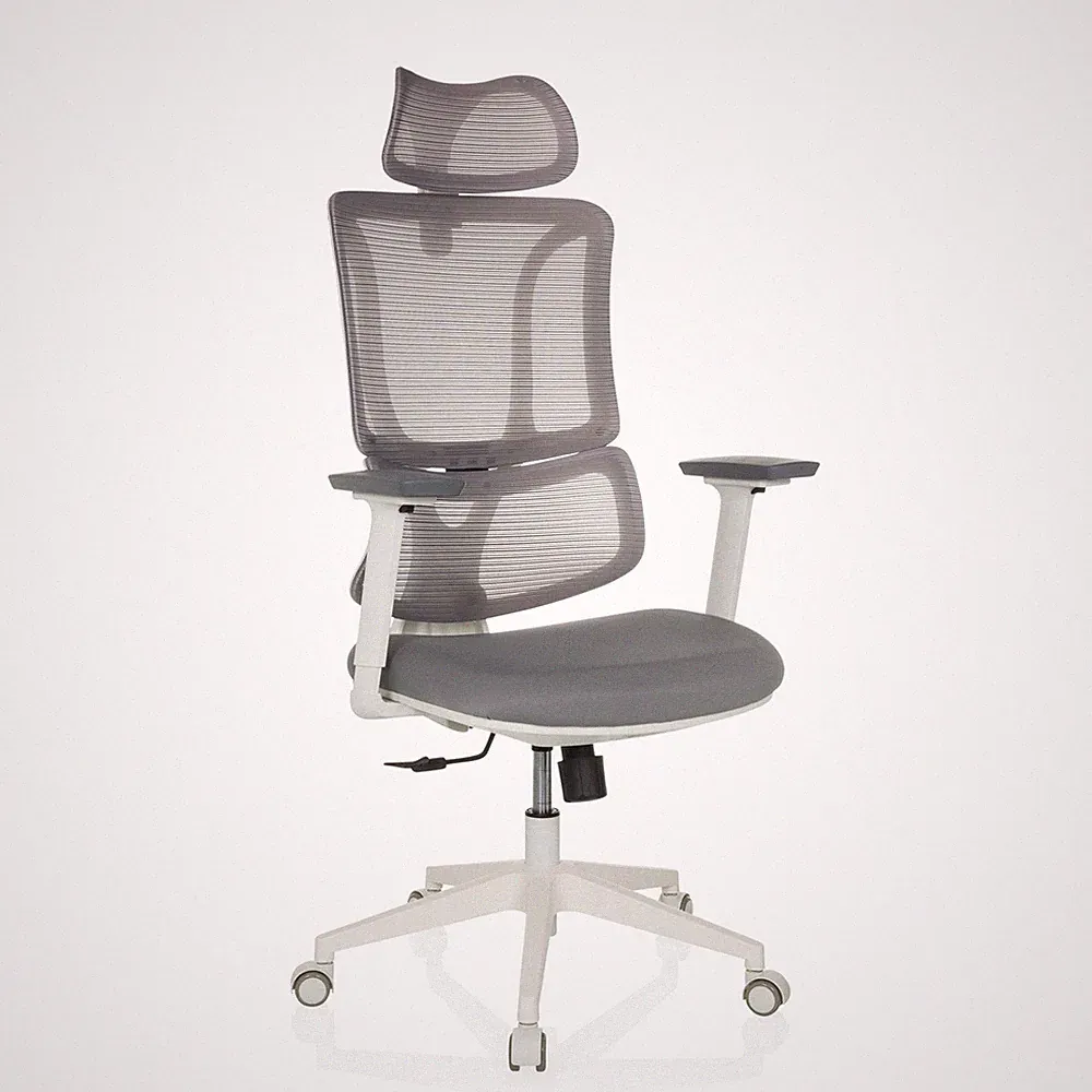 Bürostuhl ergonomisch Drehstuhl Chefsessel mit Kopfstütze Netz hjh OFFICE