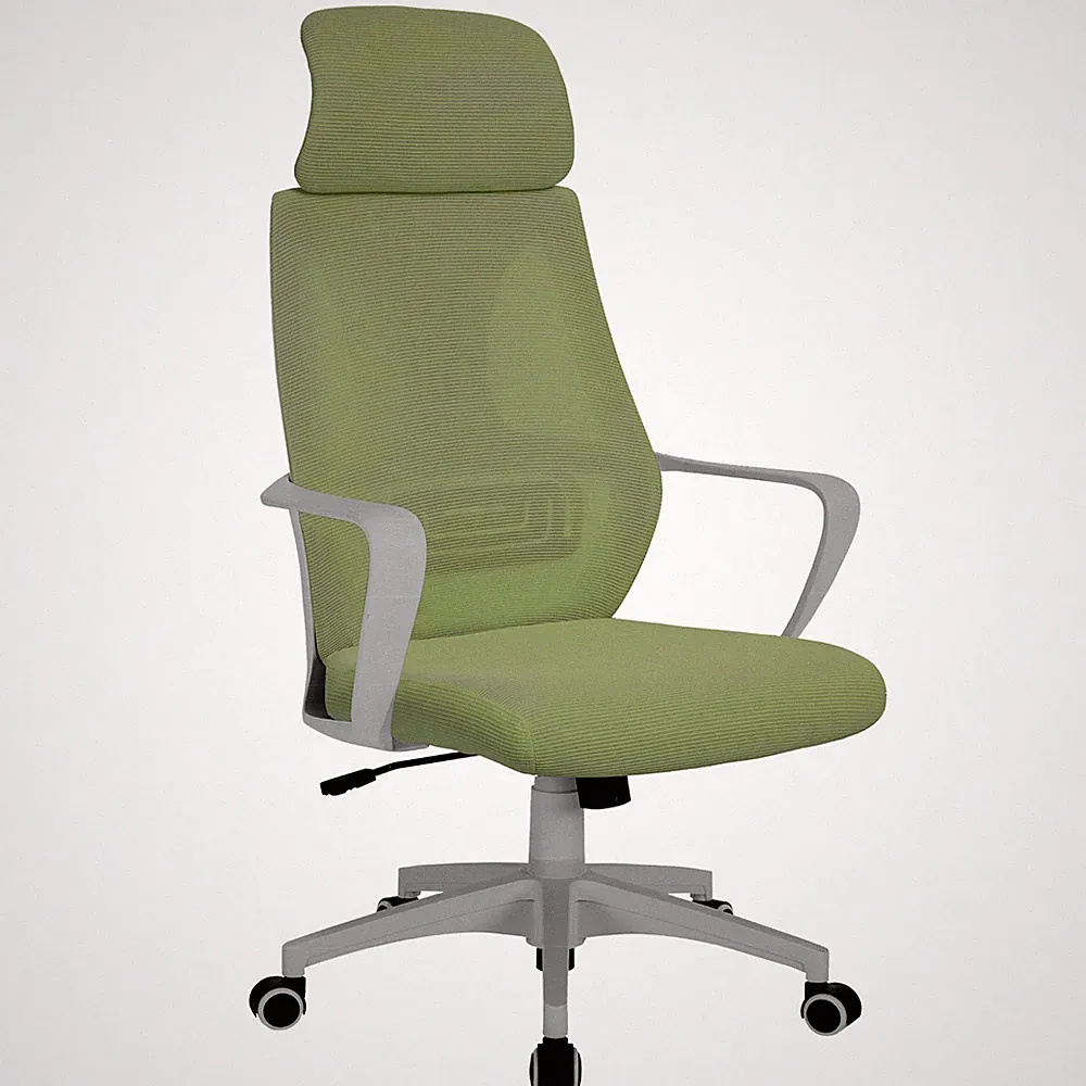 Bürostuhl Ergonomisch Drehstuhl Stuhl Home Office Netzstoff TR-895 Grau/Grün