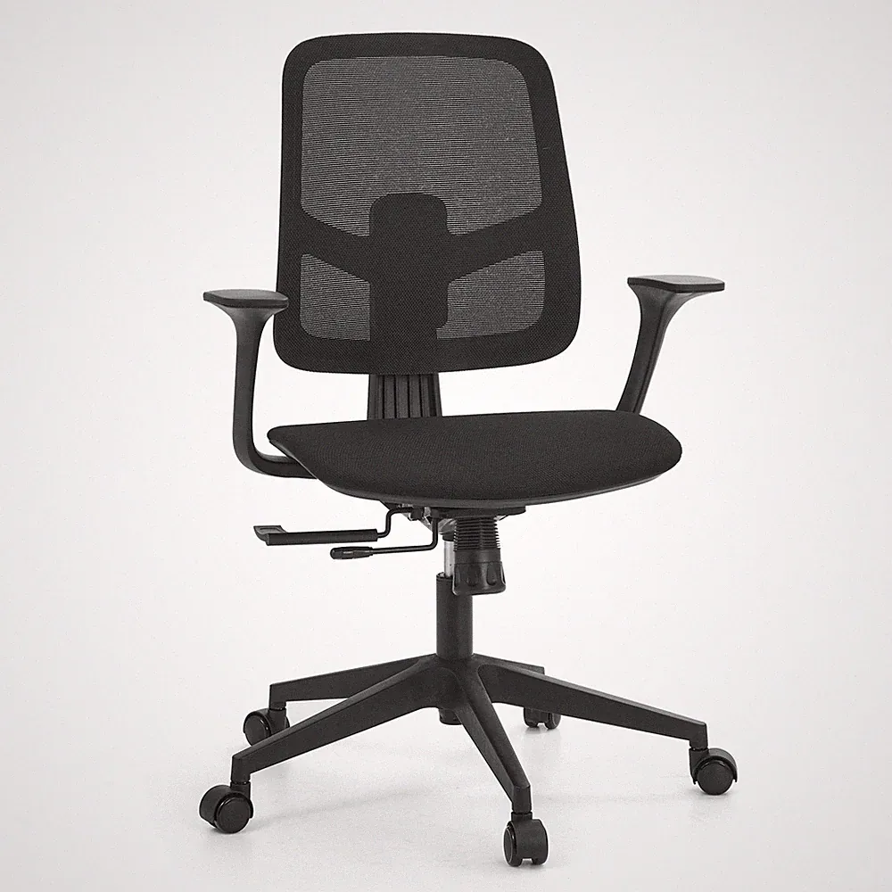Bürostuhl ergonomisch Home Office Stuhl, Rückenlehne höhenverstellbar hjh OFFICE
