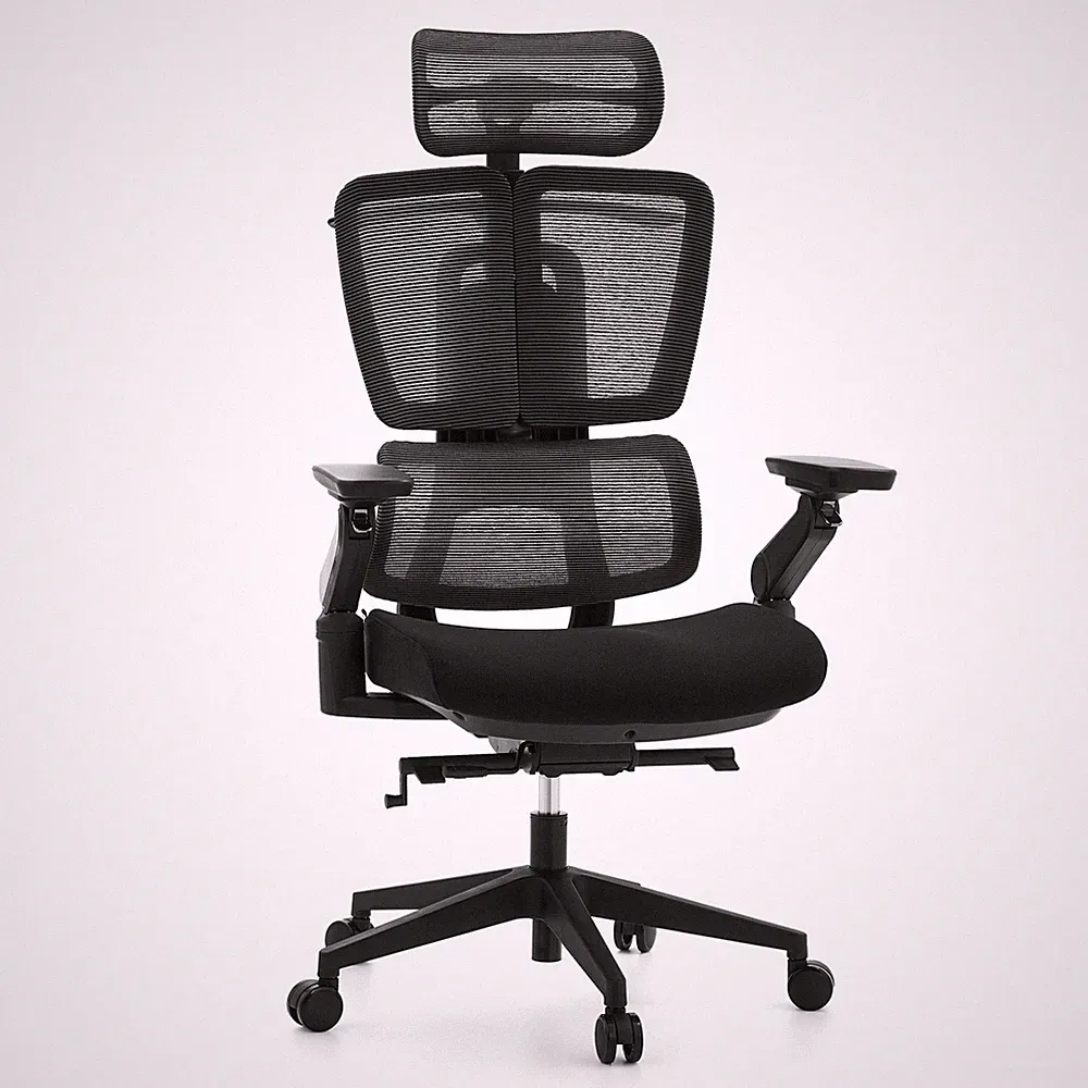 Bürostuhl ergonomisch Mesh Rücken Sitz gepolstert tiefenverstellbar hjh OFFICE