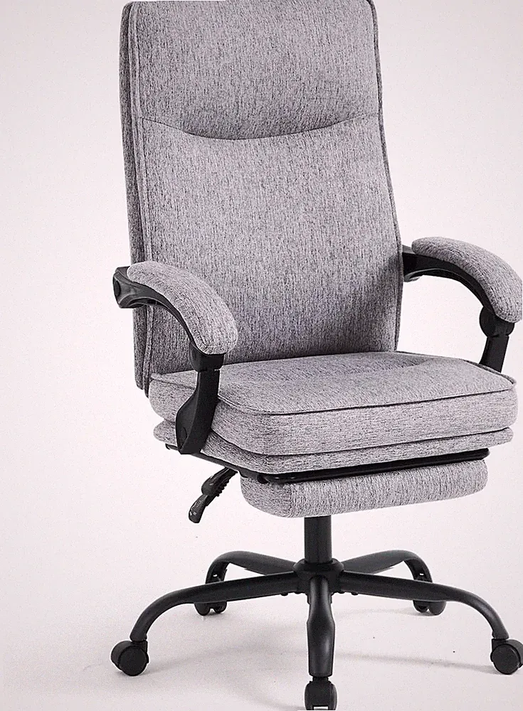 Bürostuhl Ergonomisch mit Fußstütze Höhenverstellbar Liegefunktion 90°-135° 150