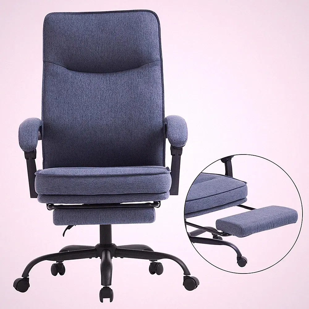 Bürostuhl Ergonomisch MZLEE Fußstütze Liegefunktion 150 kg
