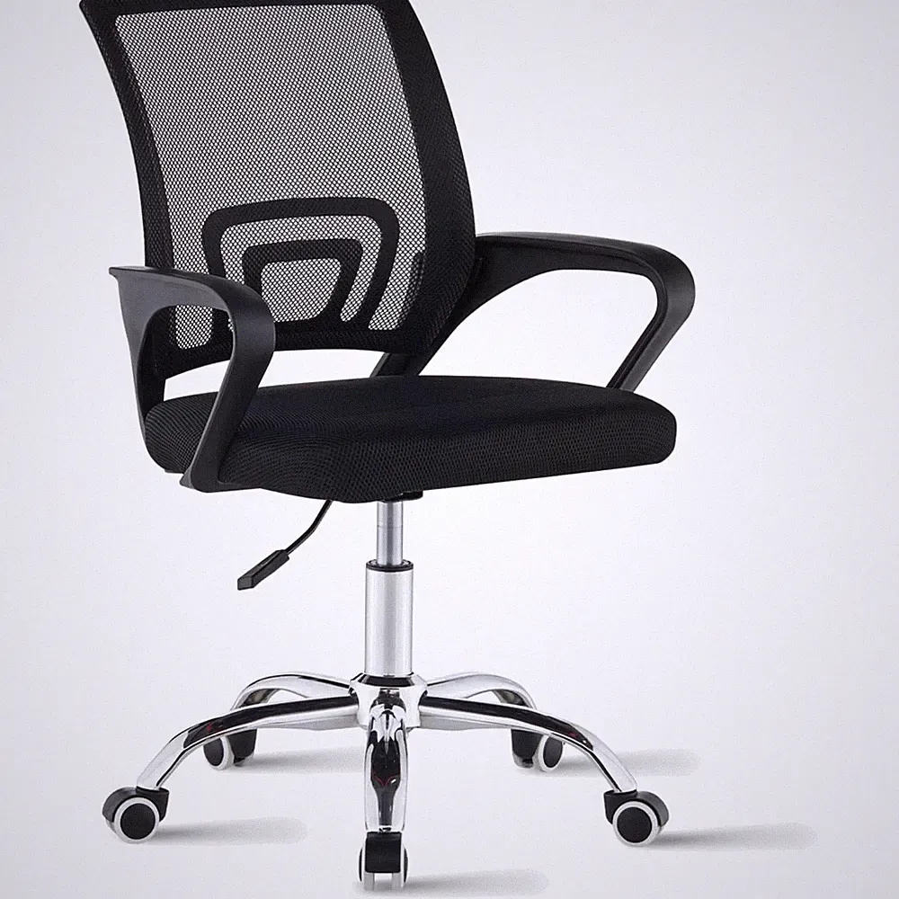 Bürostuhl Ergonomisch Netzstoff Hochverstellbar Drehbar Chefsessel schwarz