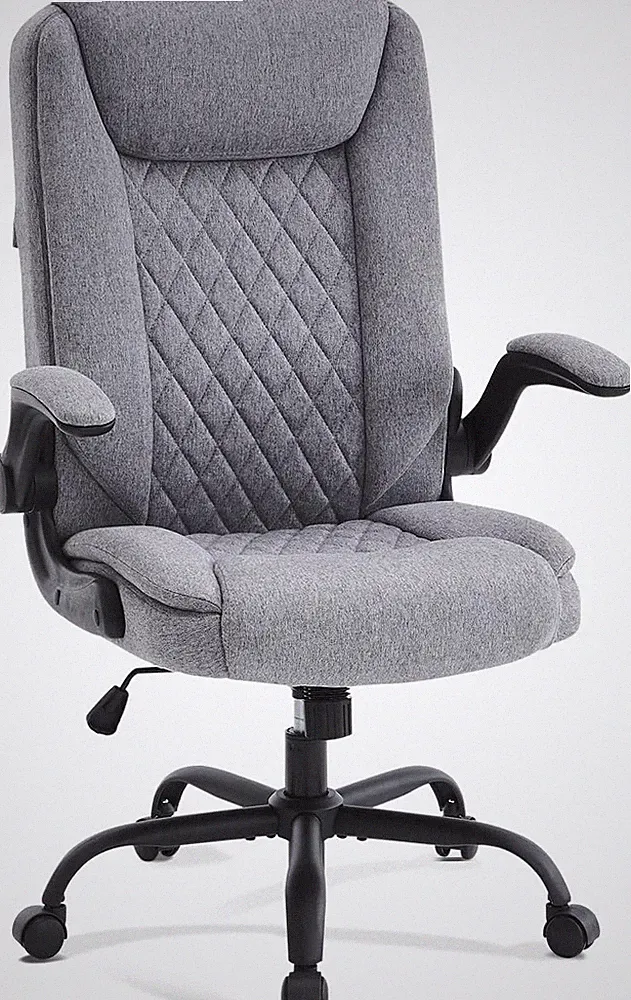 Bürostuhl Ergonomisch Schreibtischstuhl Chefsessel Mit Gepolsterten Armlehnen Kl