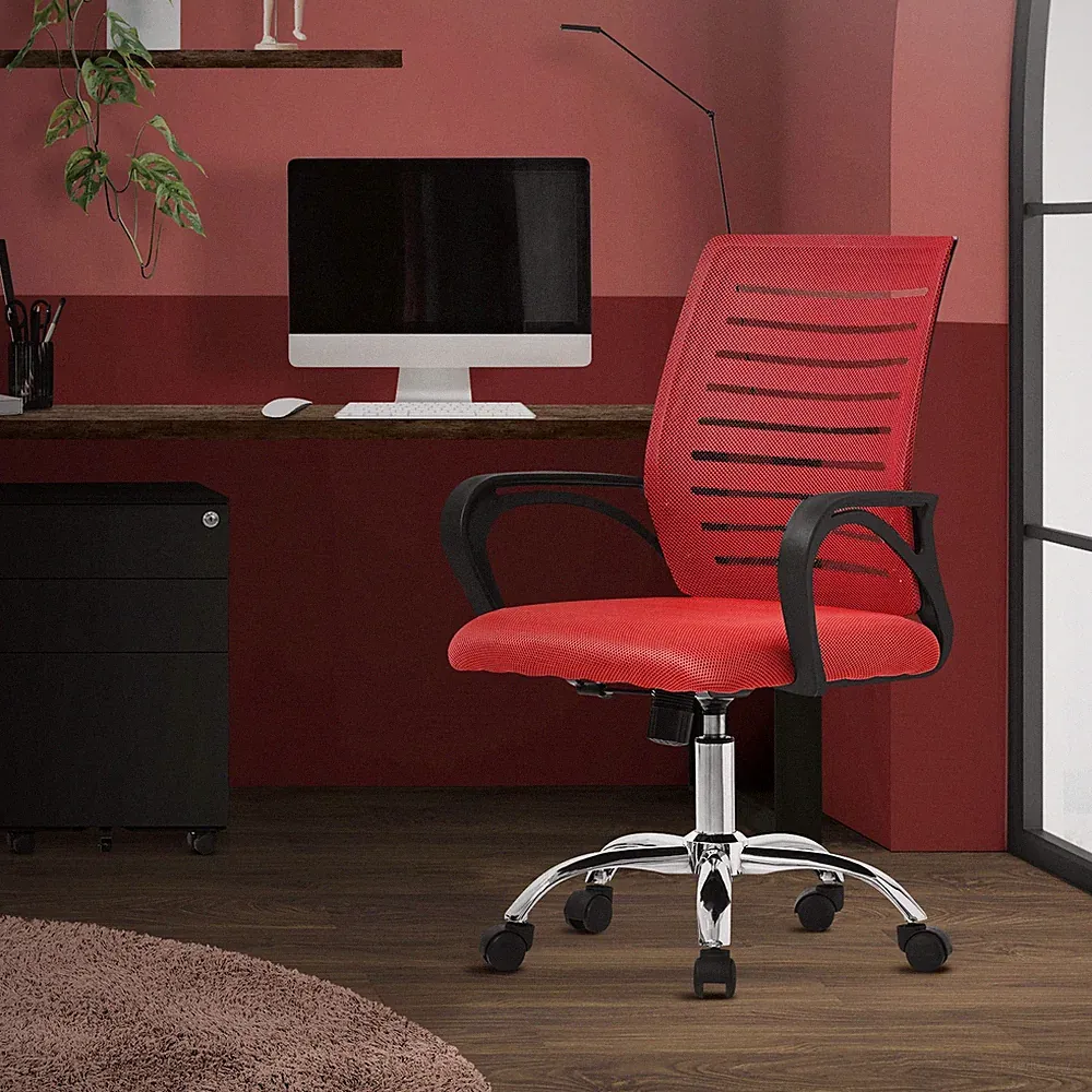 Bürostuhl Ergonomisch Schreibtischstuhl Computerstuhl Drehstuhl Gaming Stuhl Rot