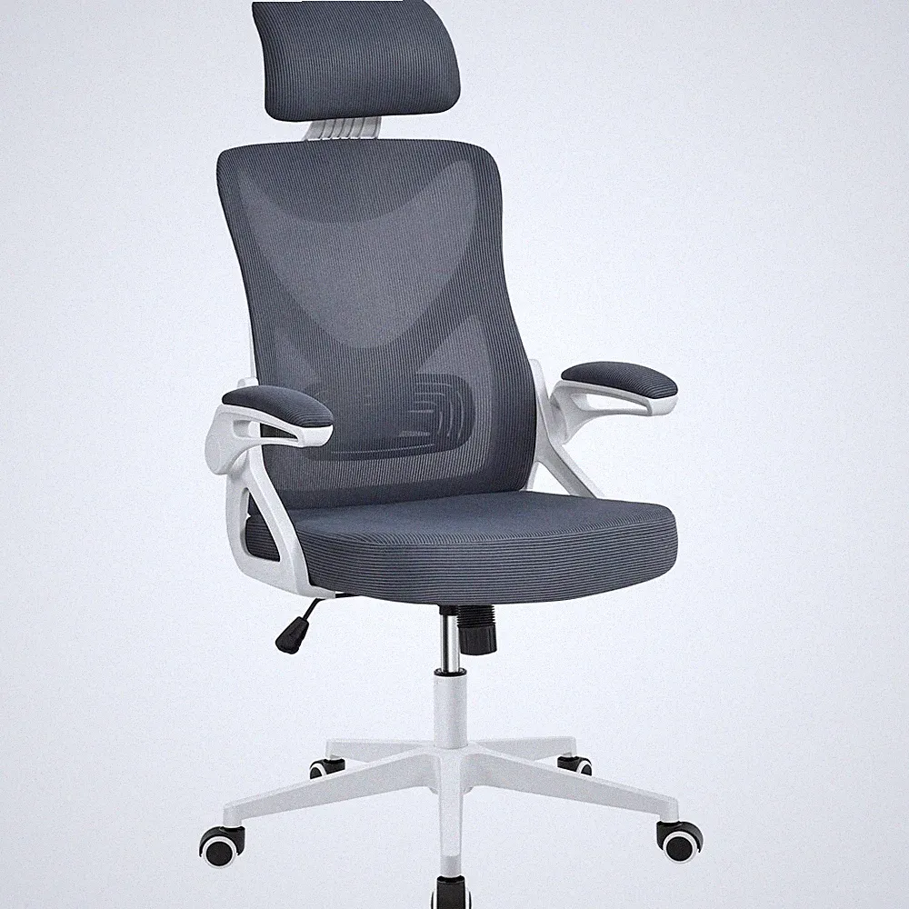 bürostuhl grau ergonomisch