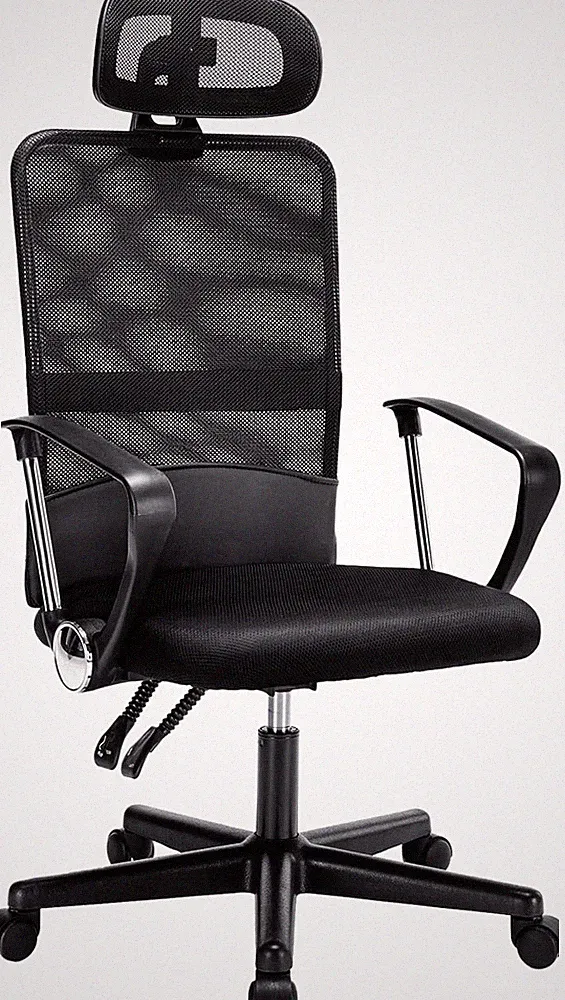 Bürostuhl Ergonomisch Schreibtischstuhl Drehstuhl Arbeitsstuhl Schwarz wg01-bk
