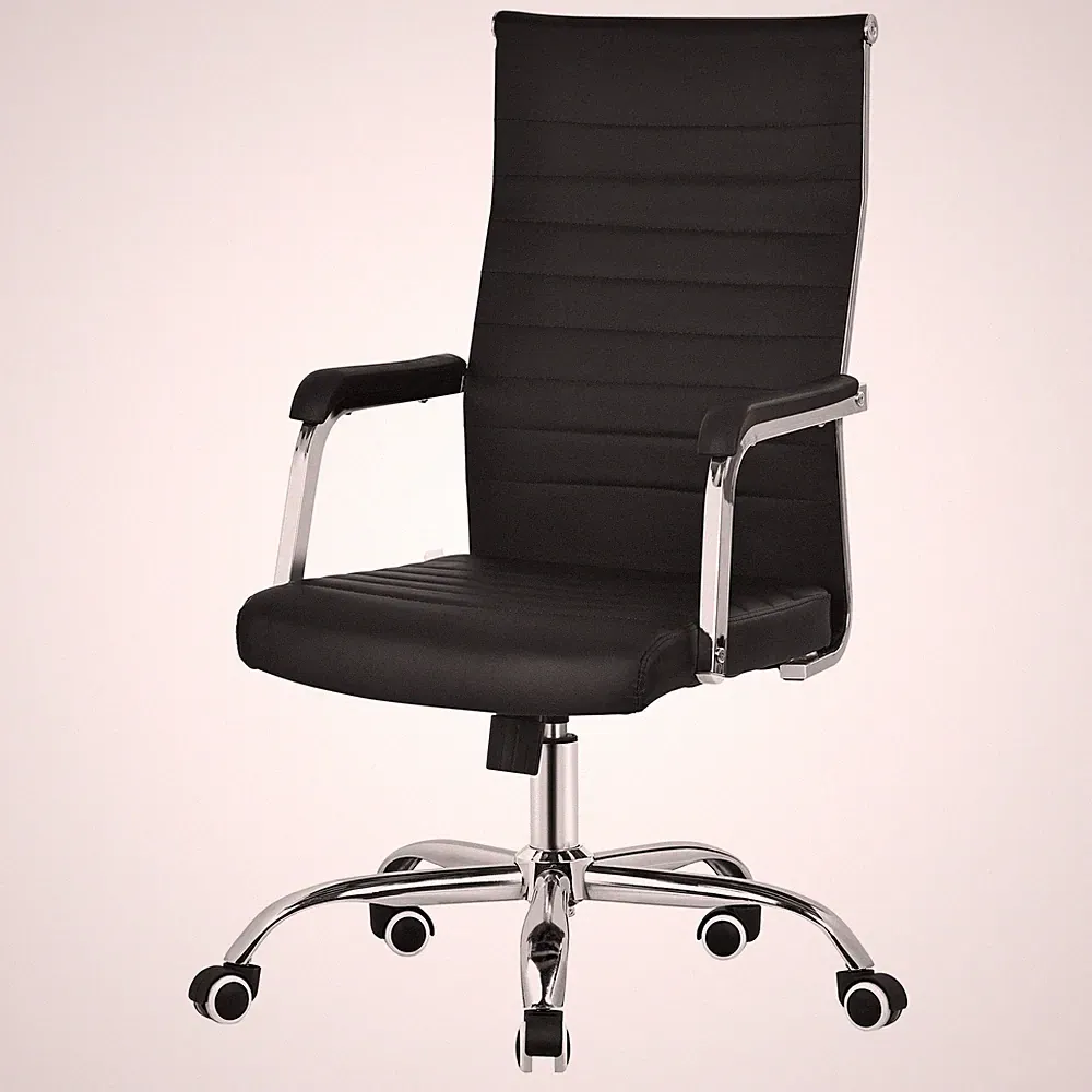 Bürostuhl Ergonomisch Schreibtischstuhl Drehstuhl Computerstuhl PU-Leder Stuhl