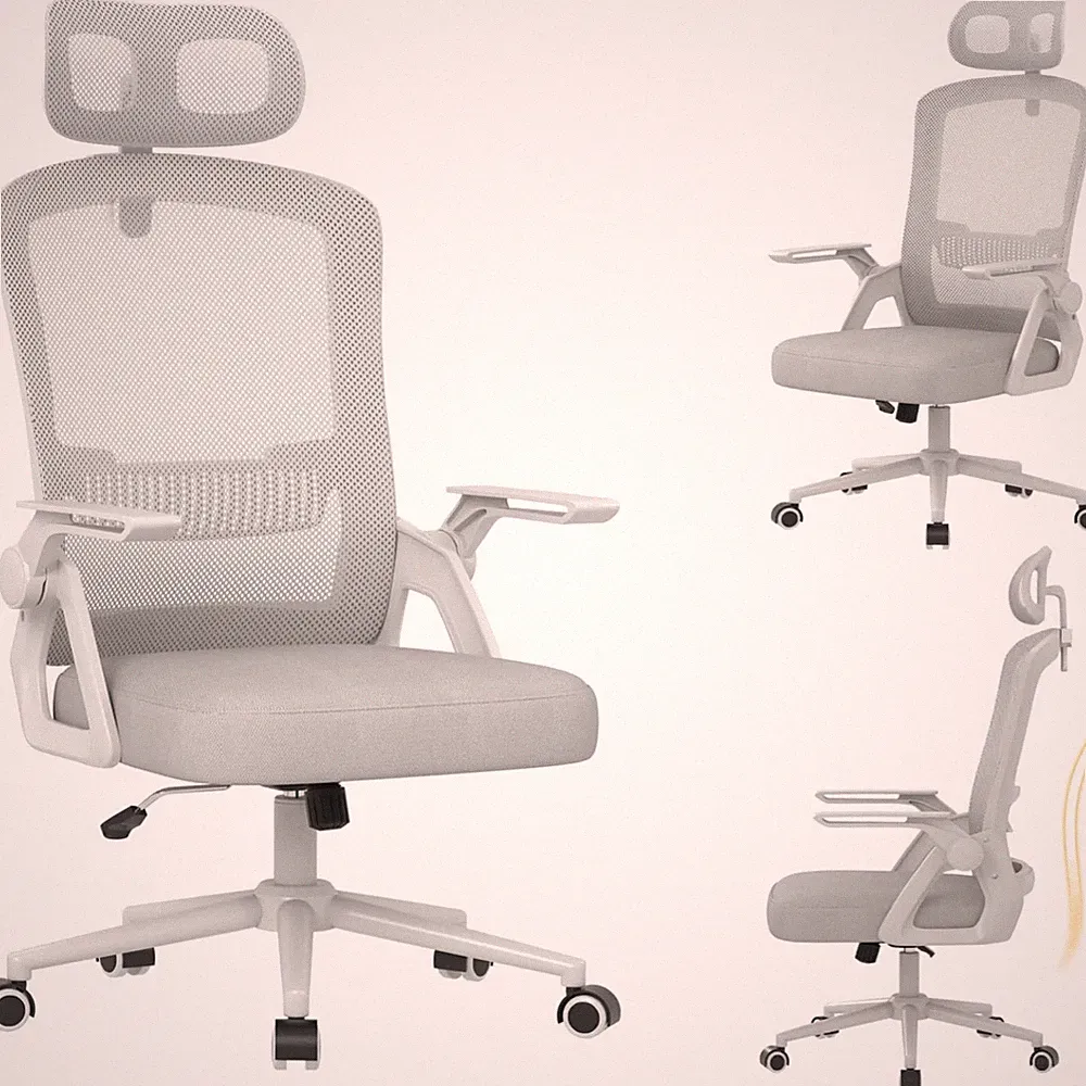 Bürostuhl ergonomisch Schreibtischstuhl Mesh Lordosenstütze verstellbar