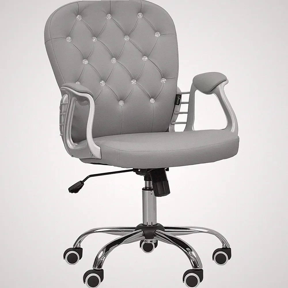 Bürostuhl, Ergonomisch Schreibtischstuhl mit Armlehne, Gepolsterter Rückenlehne